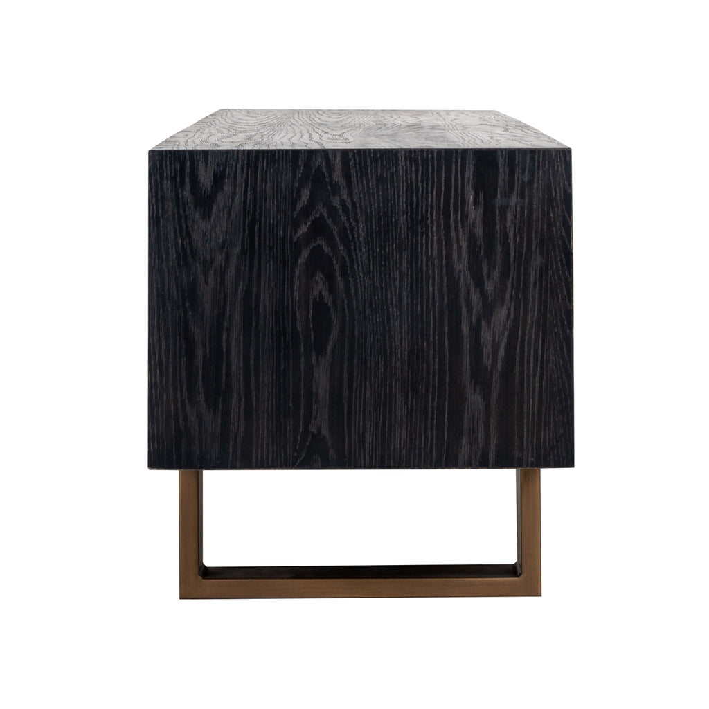 Hunter TV cabinet with 2 drawers