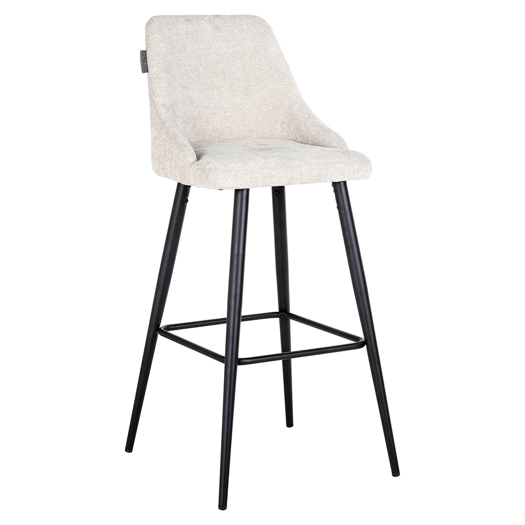 Chaise de bar Brooke crème licorne (lot de 2) (Licorne 11 crème)