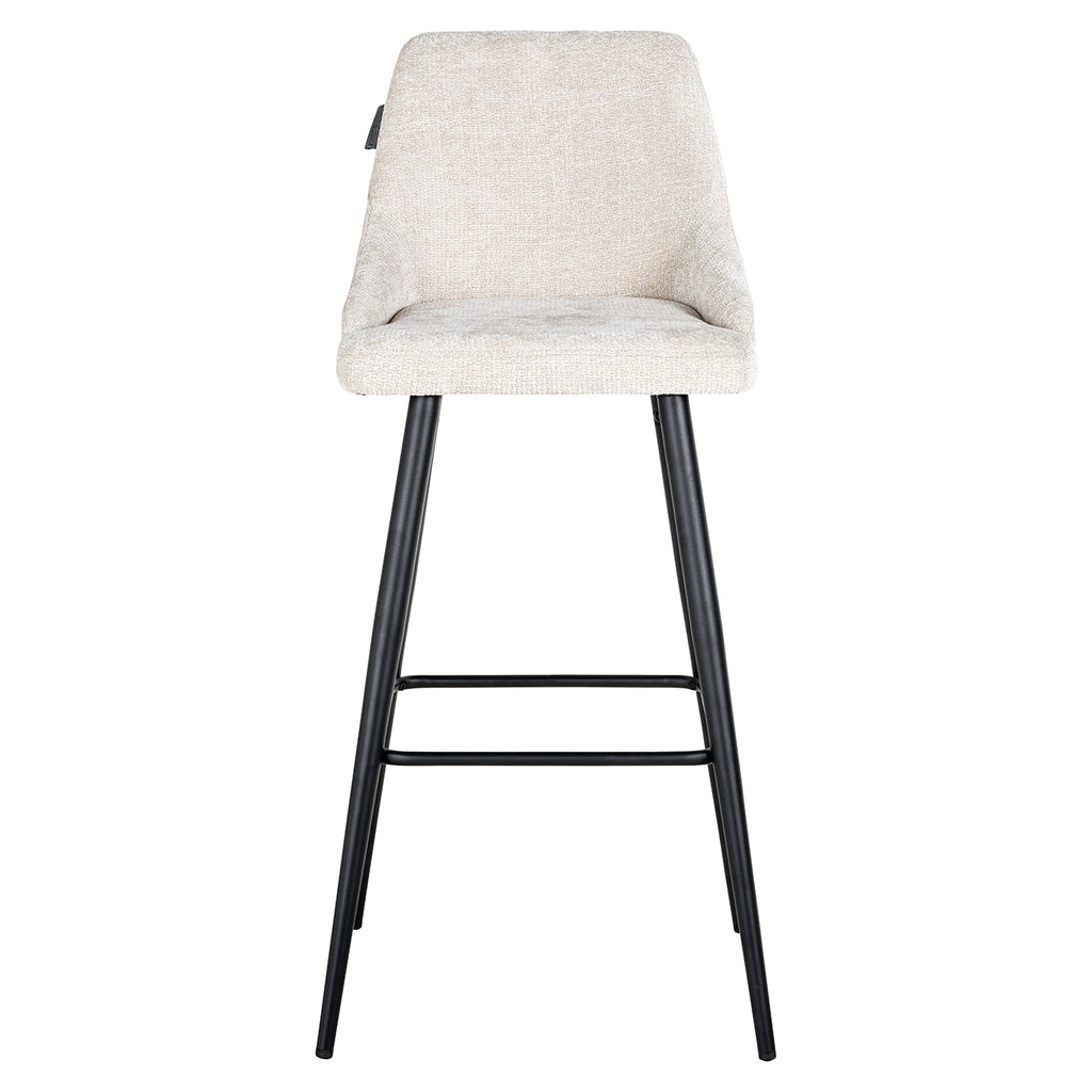 Chaise de bar Brooke crème licorne (lot de 2) (Licorne 11 crème)