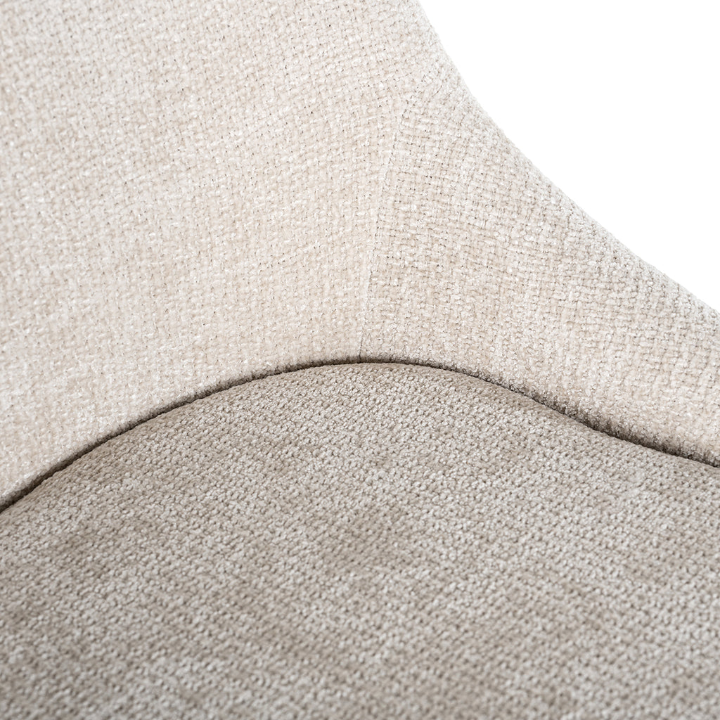 Chaise de bar Brooke crème licorne (lot de 2) (Licorne 11 crème)