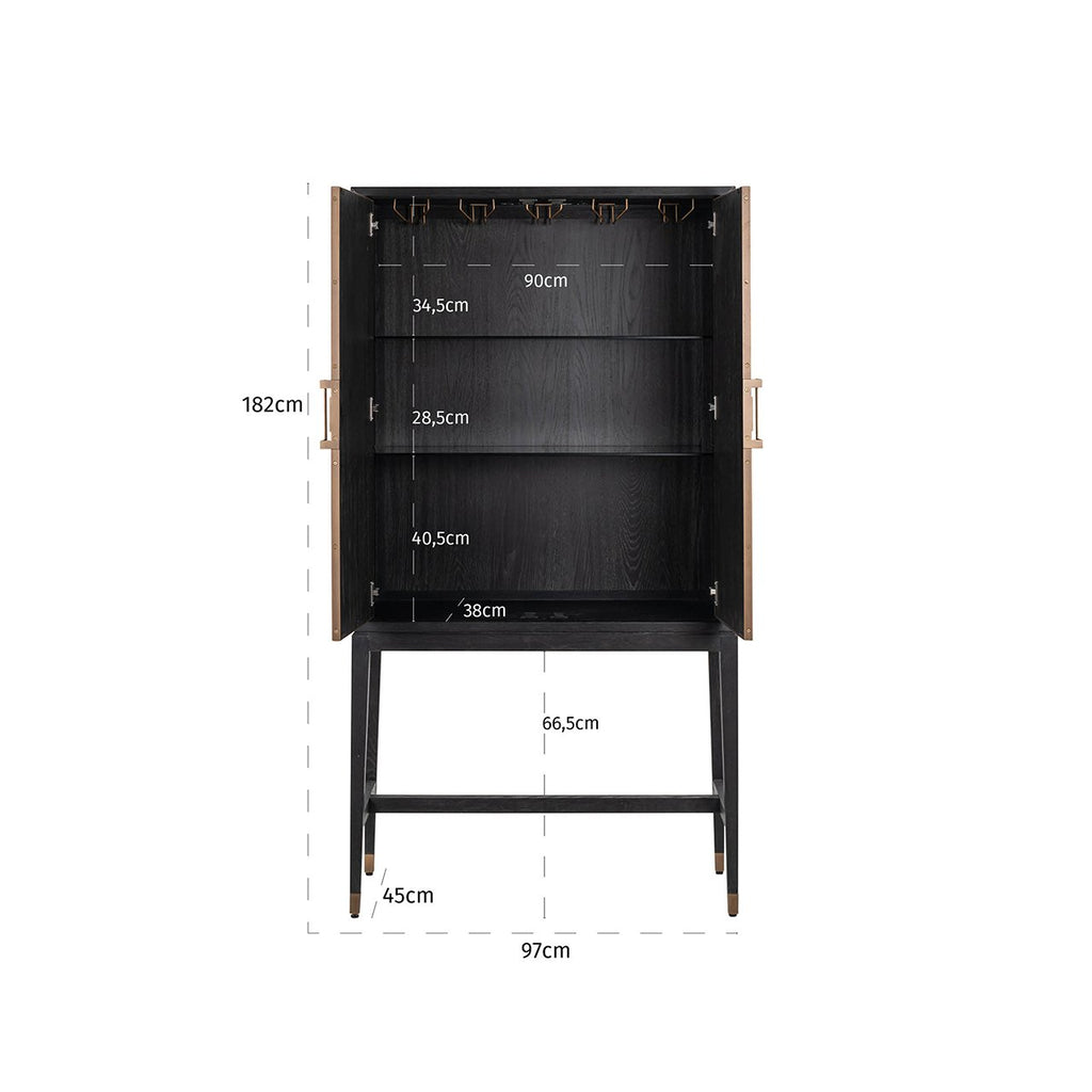 Barkast Bloomville 2-portes