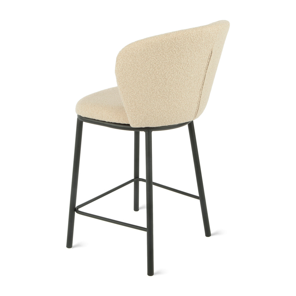 Barkruk Loa Bouclé Taupe