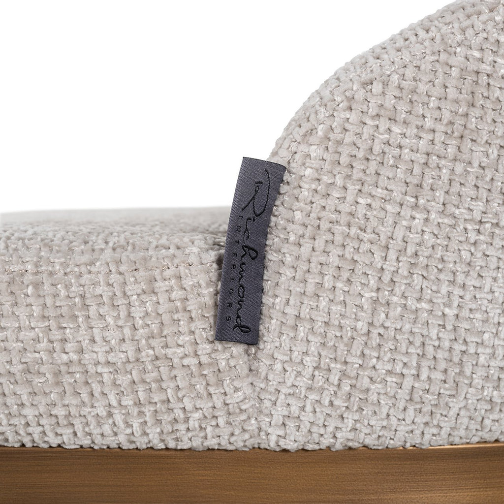 Barstoel Bolton natural renagade / brushed gold
