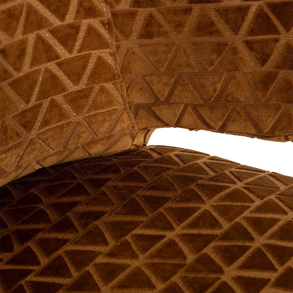 Barstoel Indigo-Gold-Dreieck (Triangle 2013 Altgold)