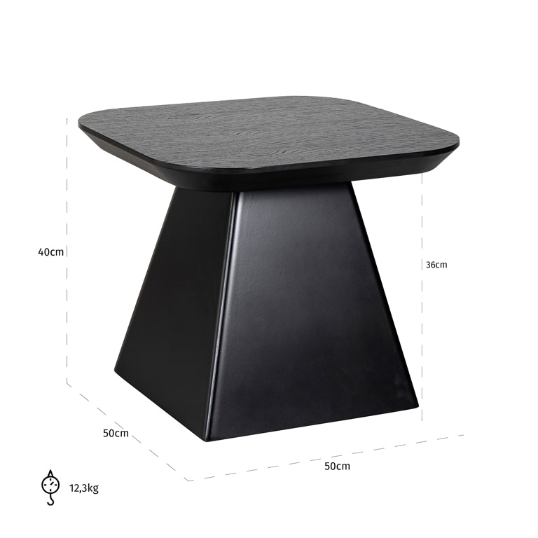 Table d'appoint Bonvoy noire (Noir)