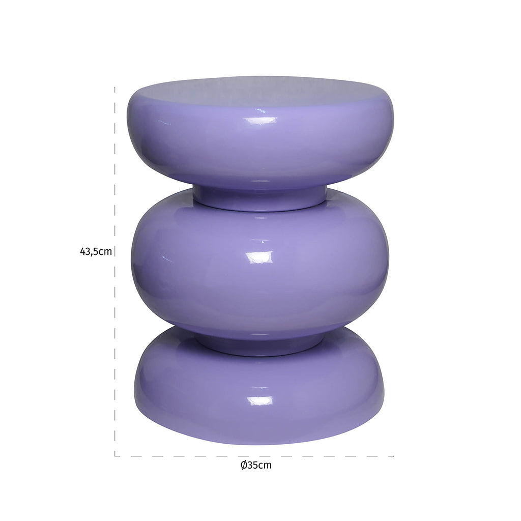 Jari purple side table