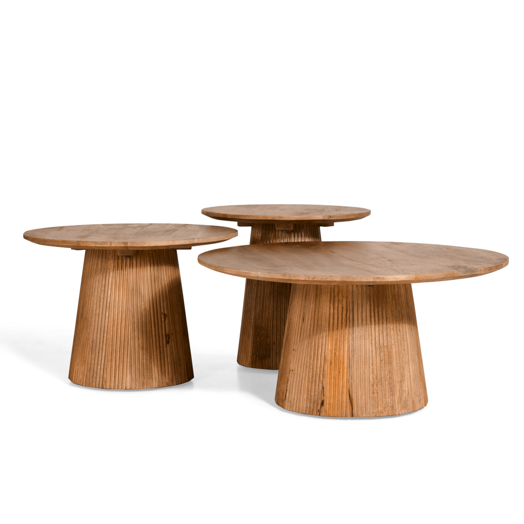 Table d'appoint Mokka 60 Ø marron clair