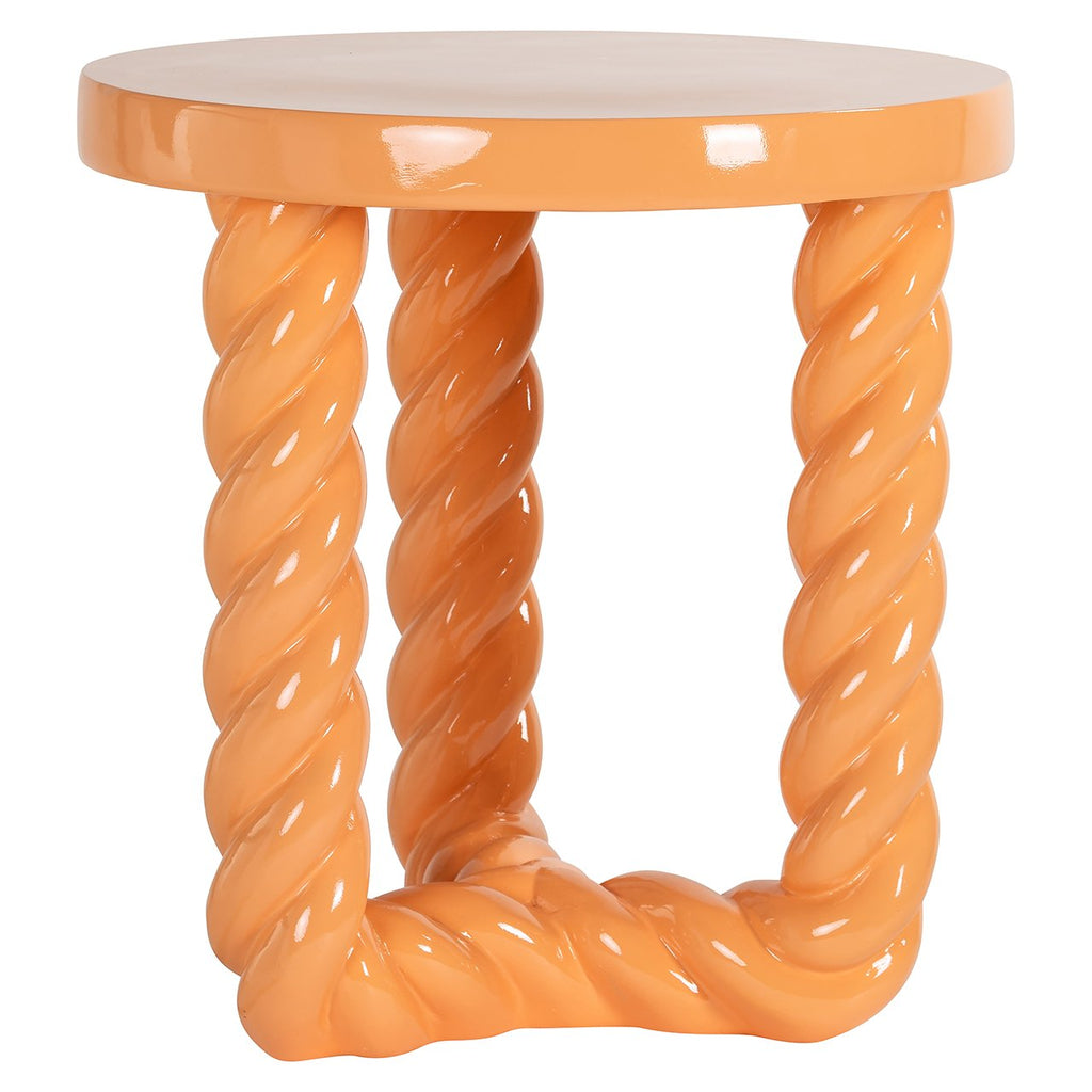Rosly orange side table