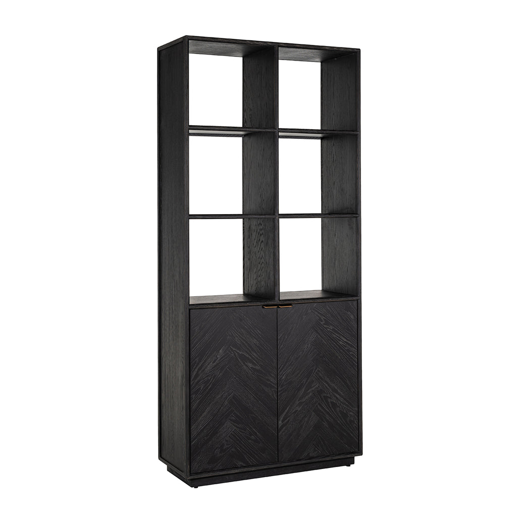 Bibliothèque Blackbone laiton 2 portes