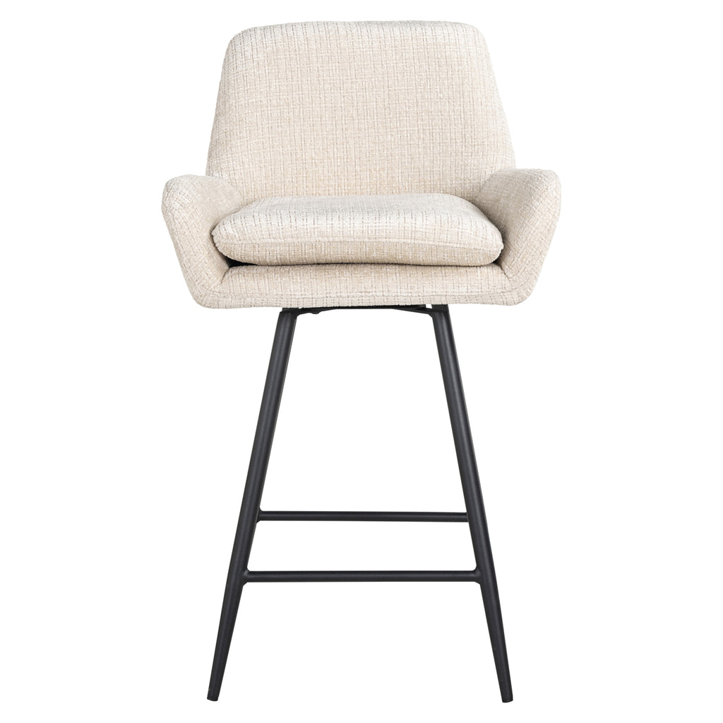 Counterstuhl Linsey beige Chenille