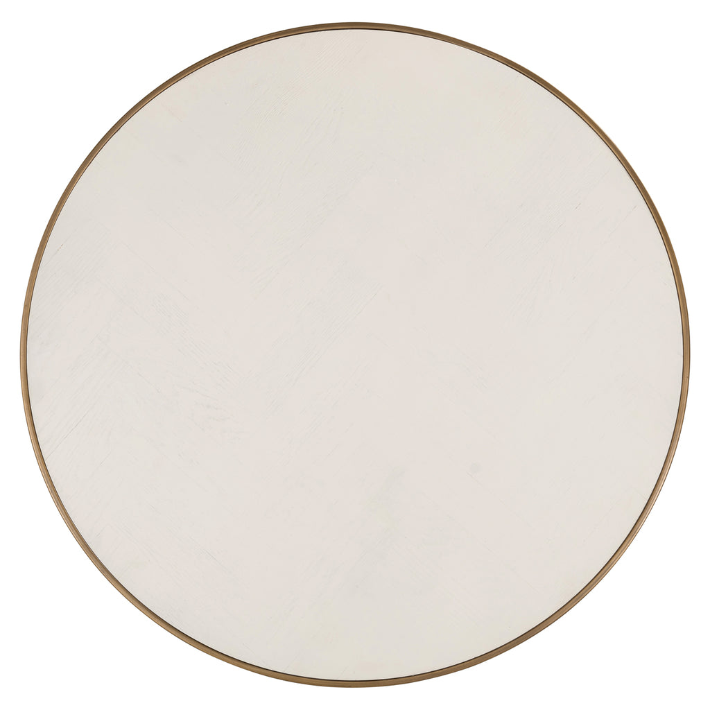 Salontisch Whitebone Messing Set von 2
