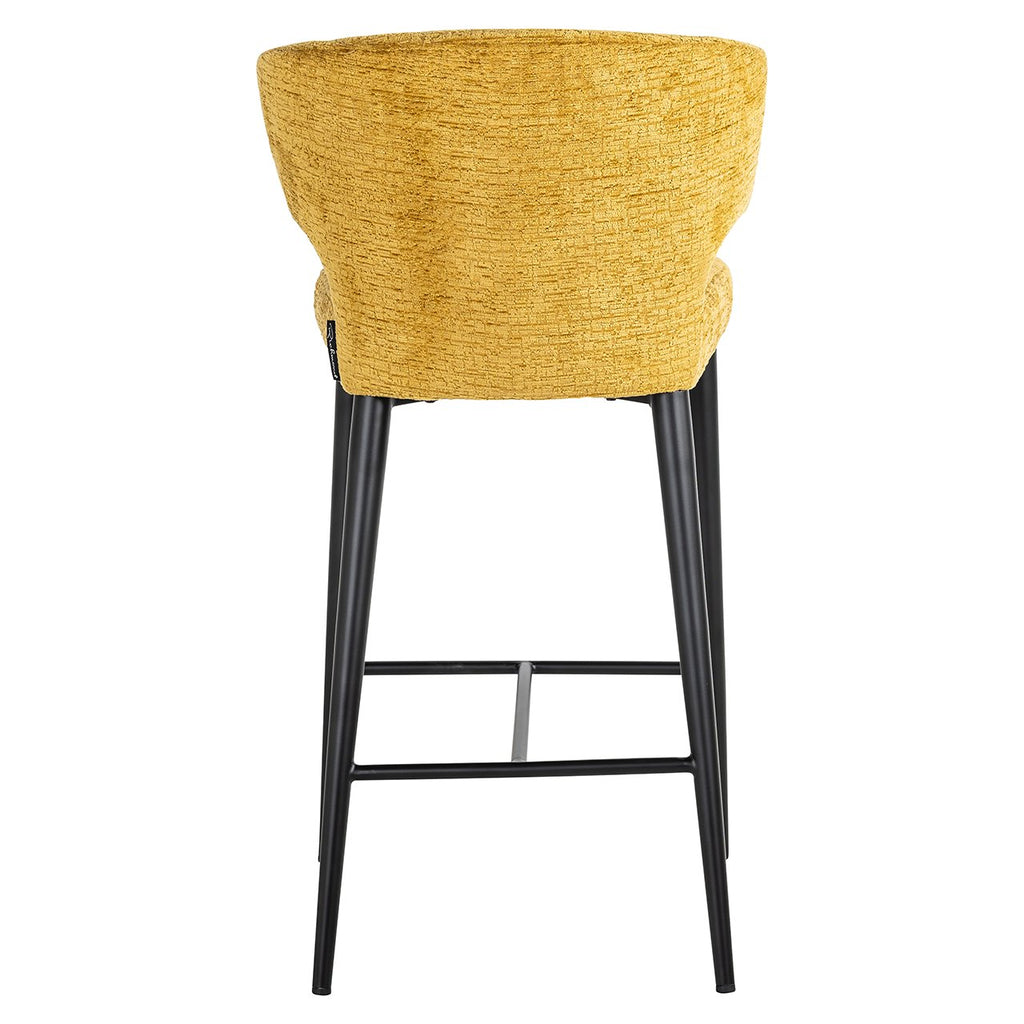 Tabouret de comptoir Taylor fusion moutarde