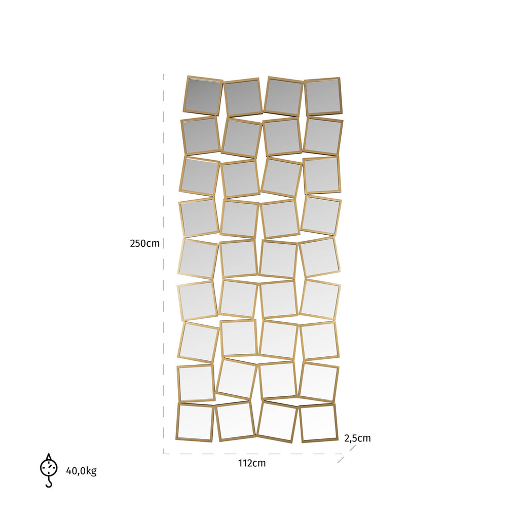 Mirror Badia gold