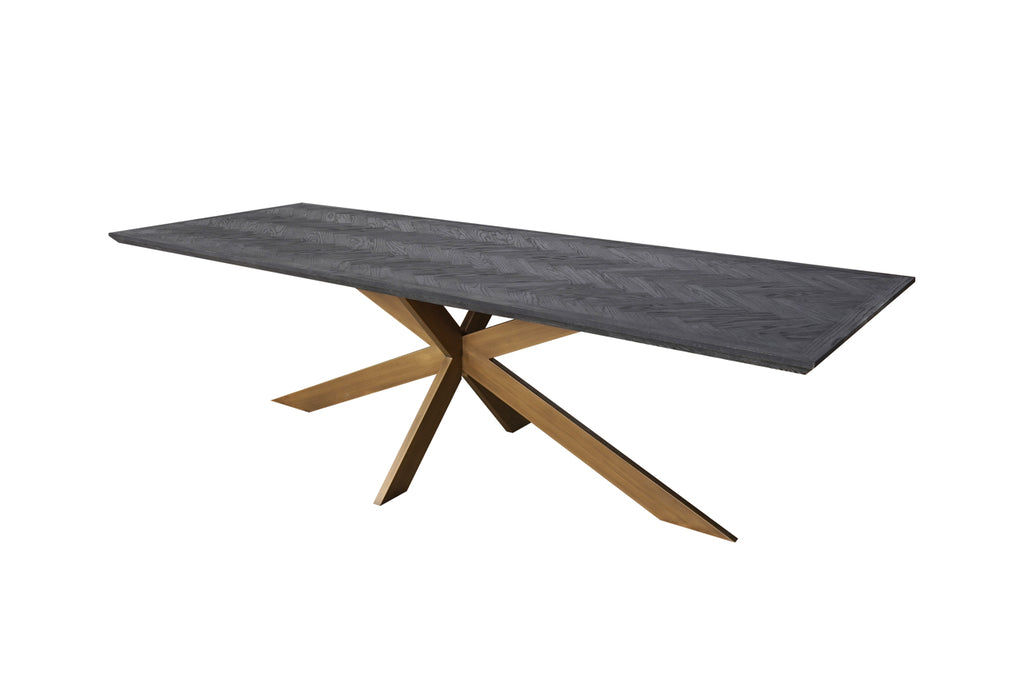 Eettafel Blackbone brass 260