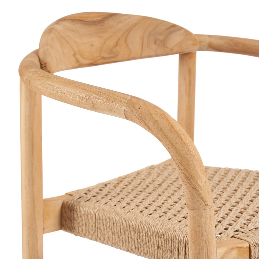La chaise de salle à manger Amaya - Naturel - Extérieur