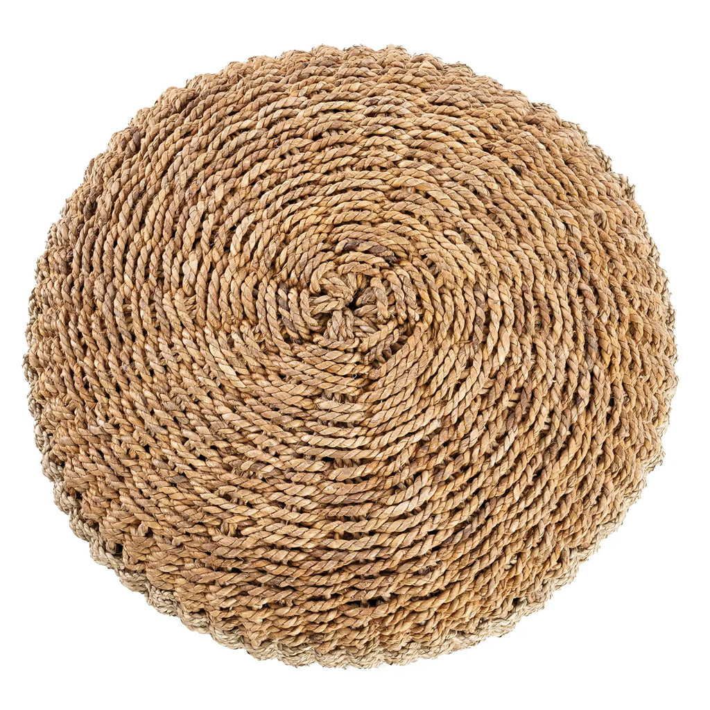 Der Makramee Pouf