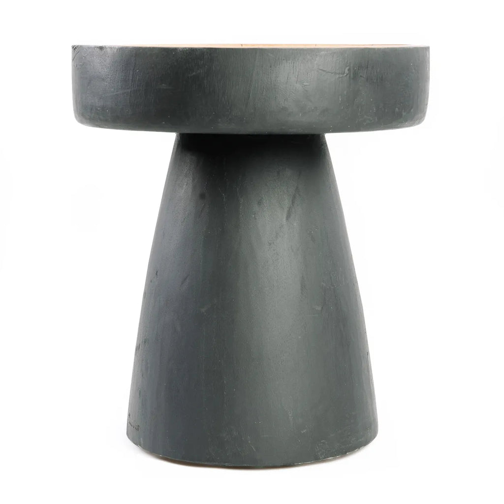 De Rayu Side Table - Black Natural