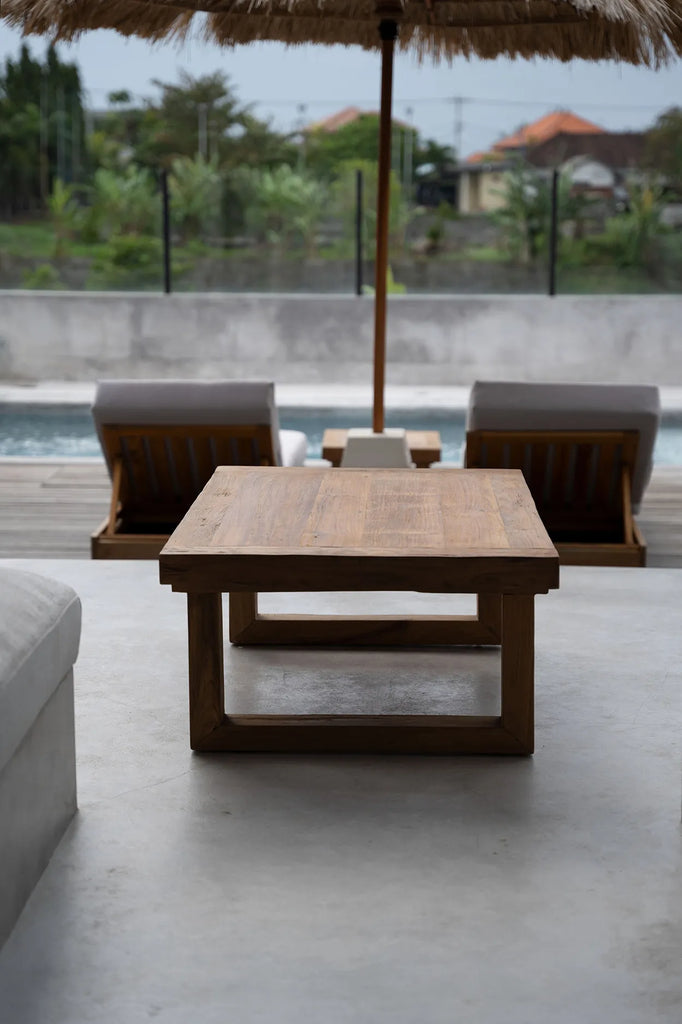 Der Reclaimed Teak Salontisch - Natur