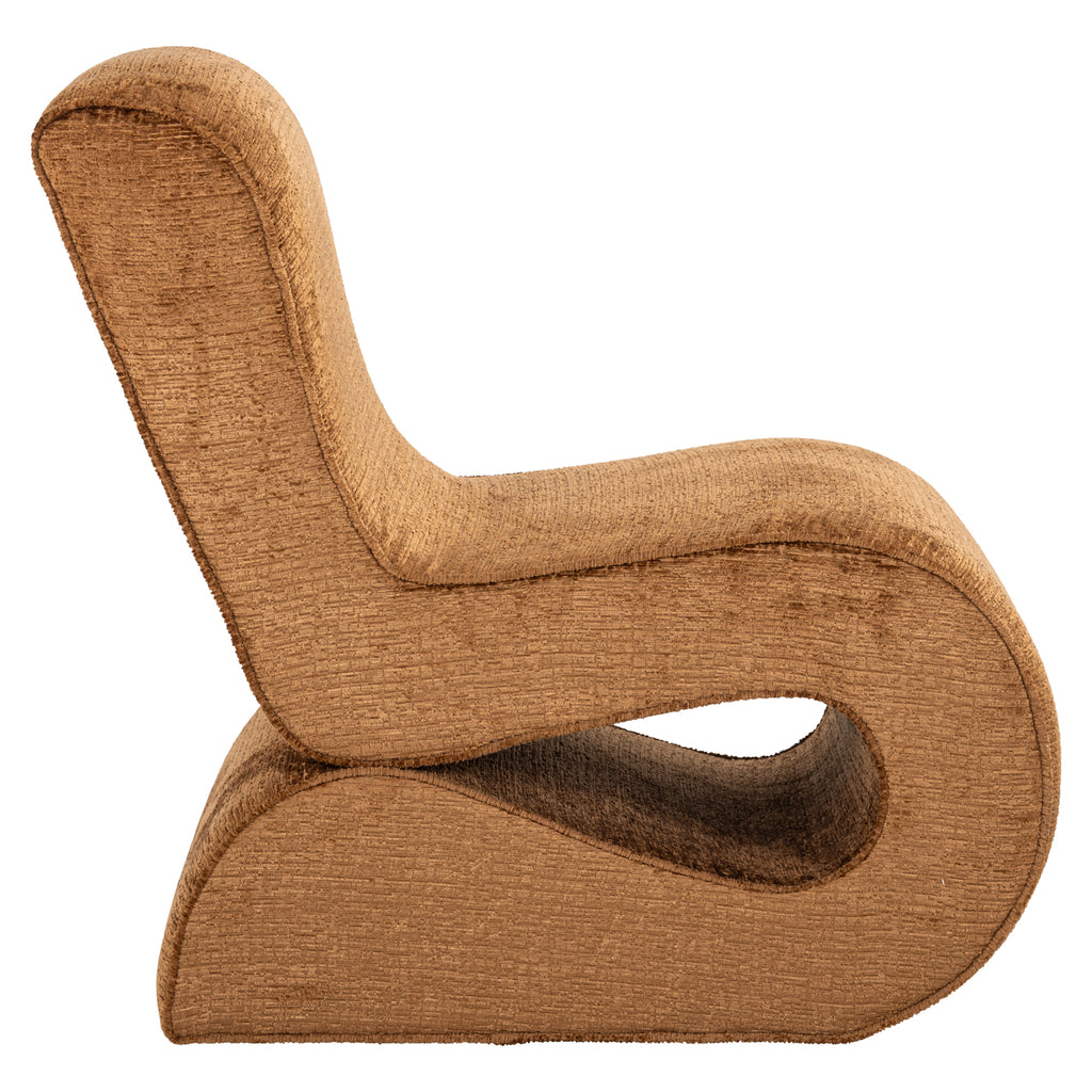 Fauteuil Frankie cognac fusion