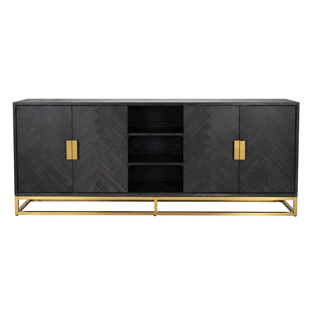 Buffet Blackbone gold 4 portes + compartiment ouvert