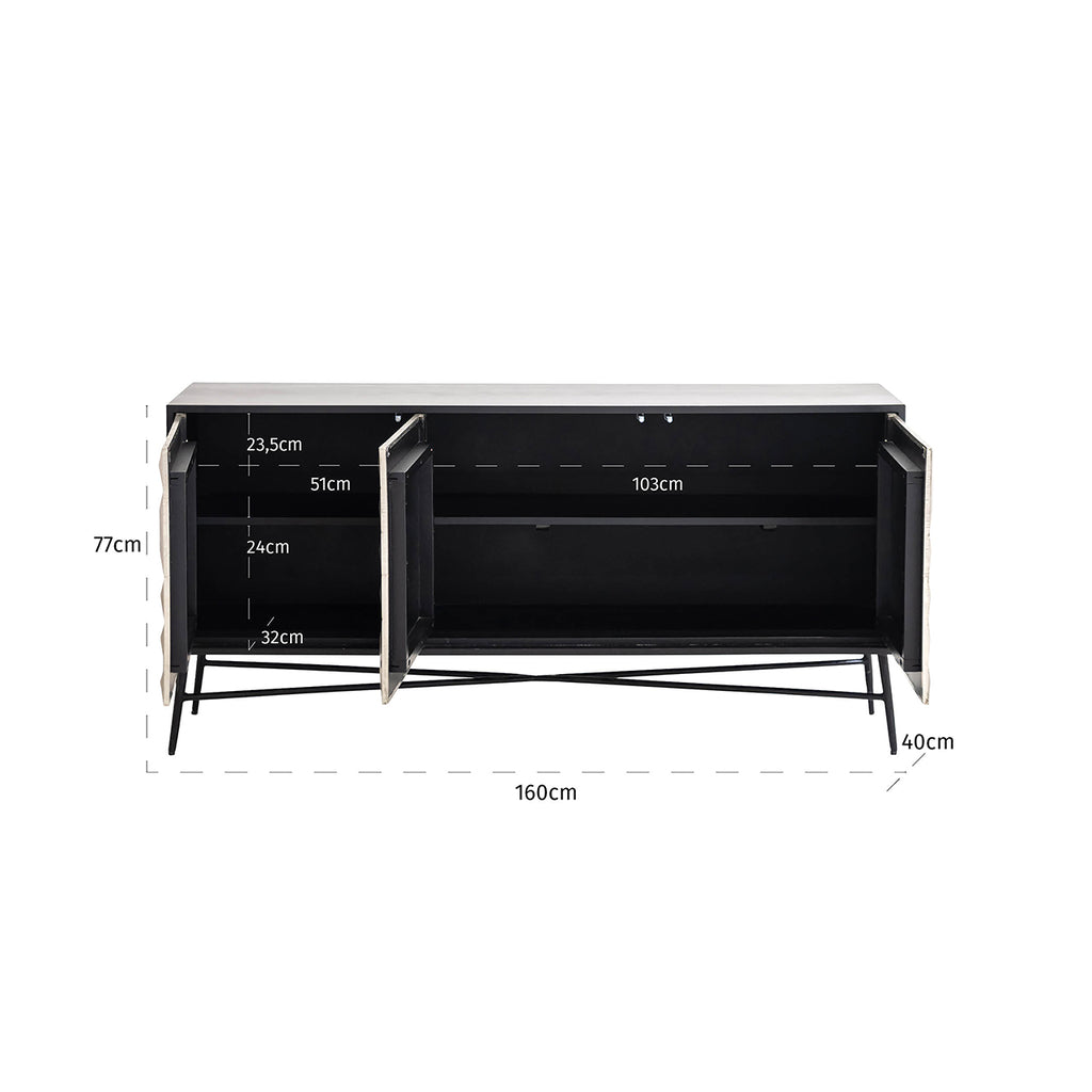 Dressoir Tetro Silber