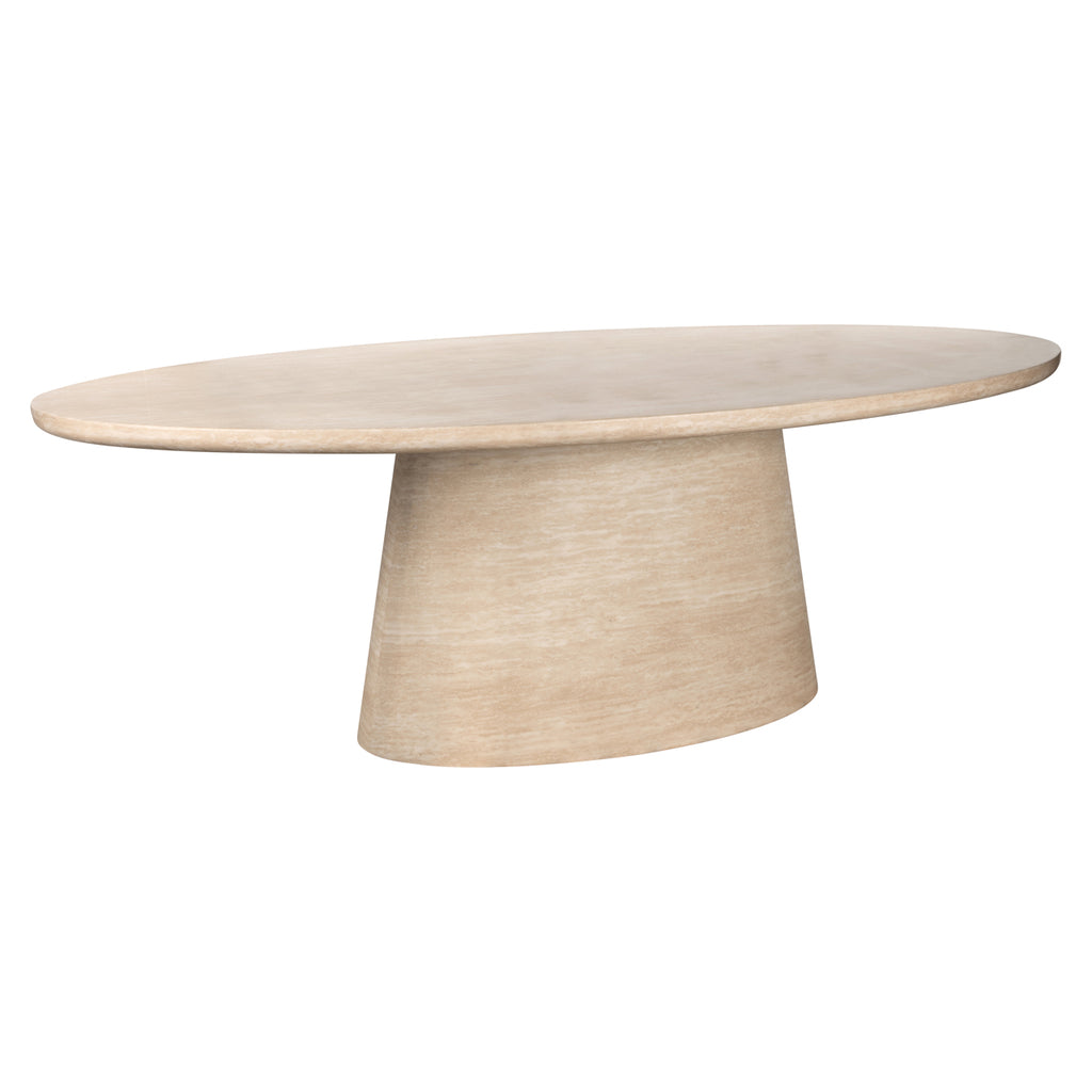 Eettafel Fictus Travertin Faux
