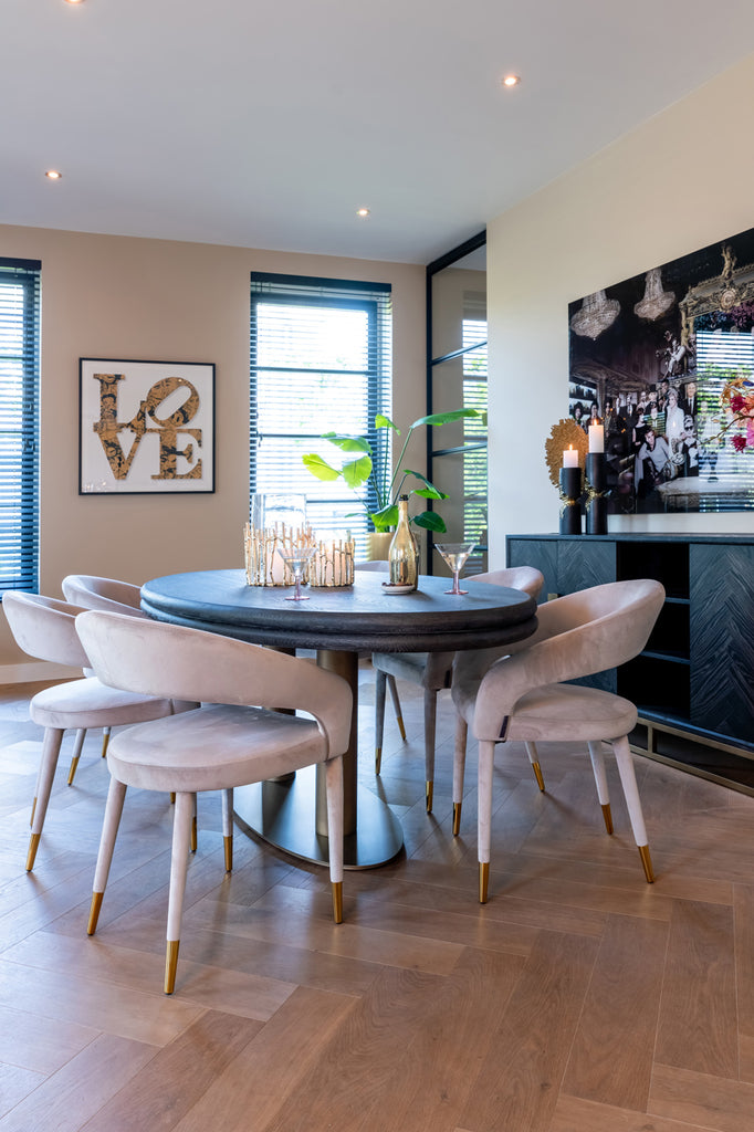 Eettafel Macaron oval 235