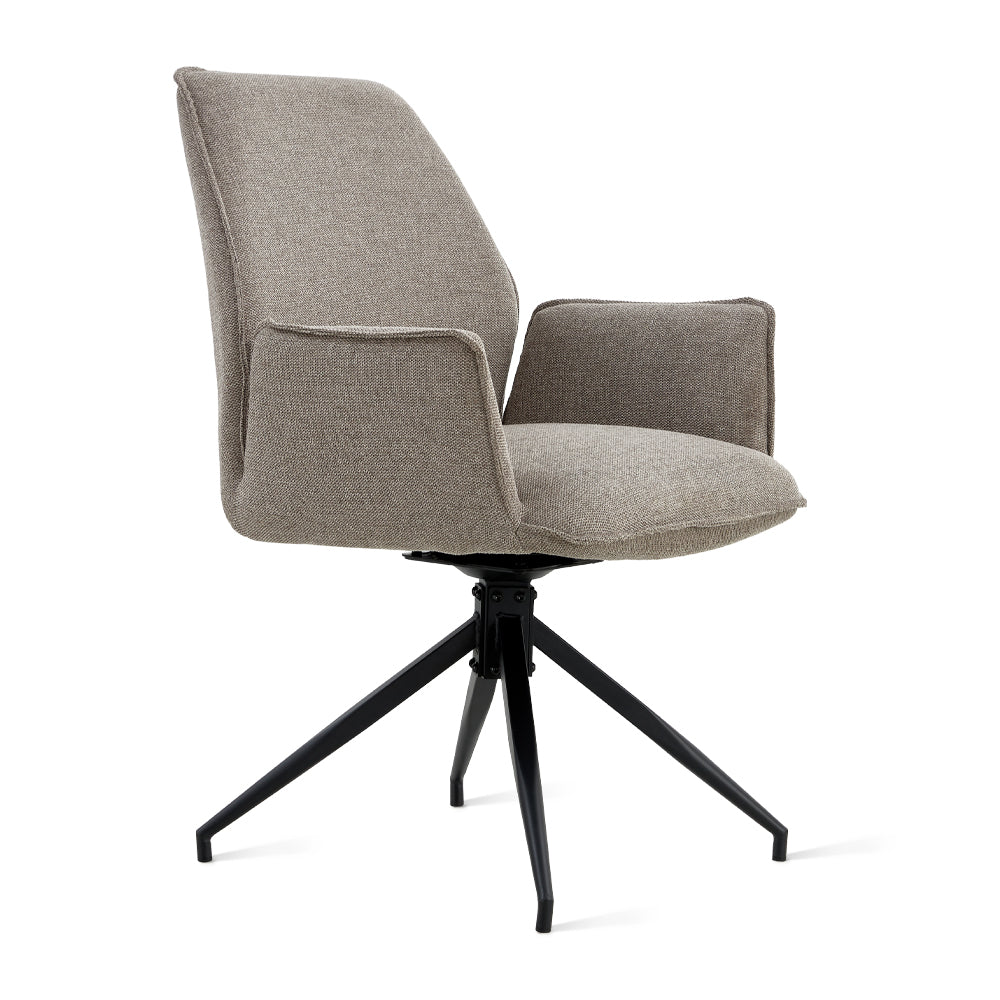 Chaise de salle à manger Jill Linnen Taupe