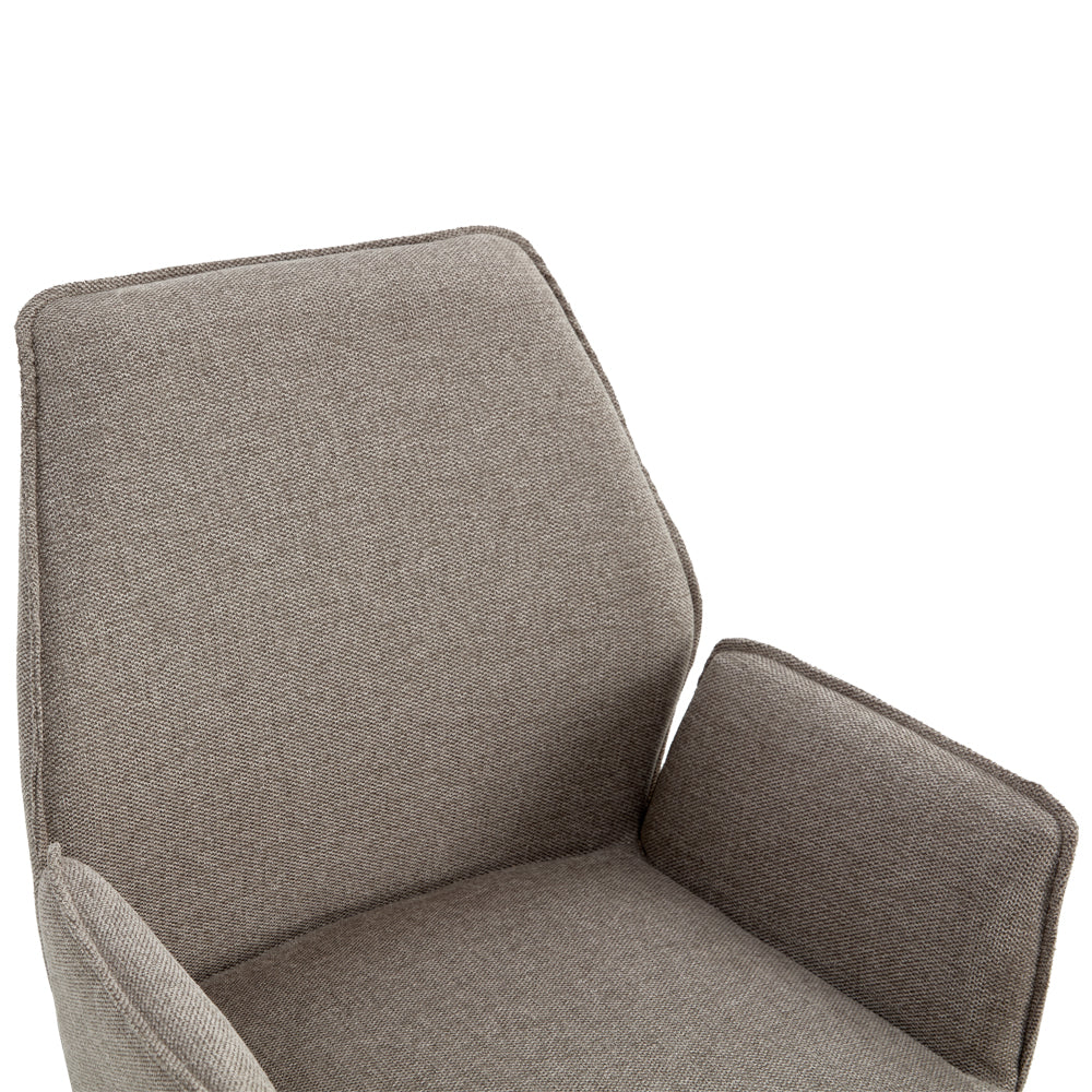 Chaise de salle à manger Jill Linnen Taupe