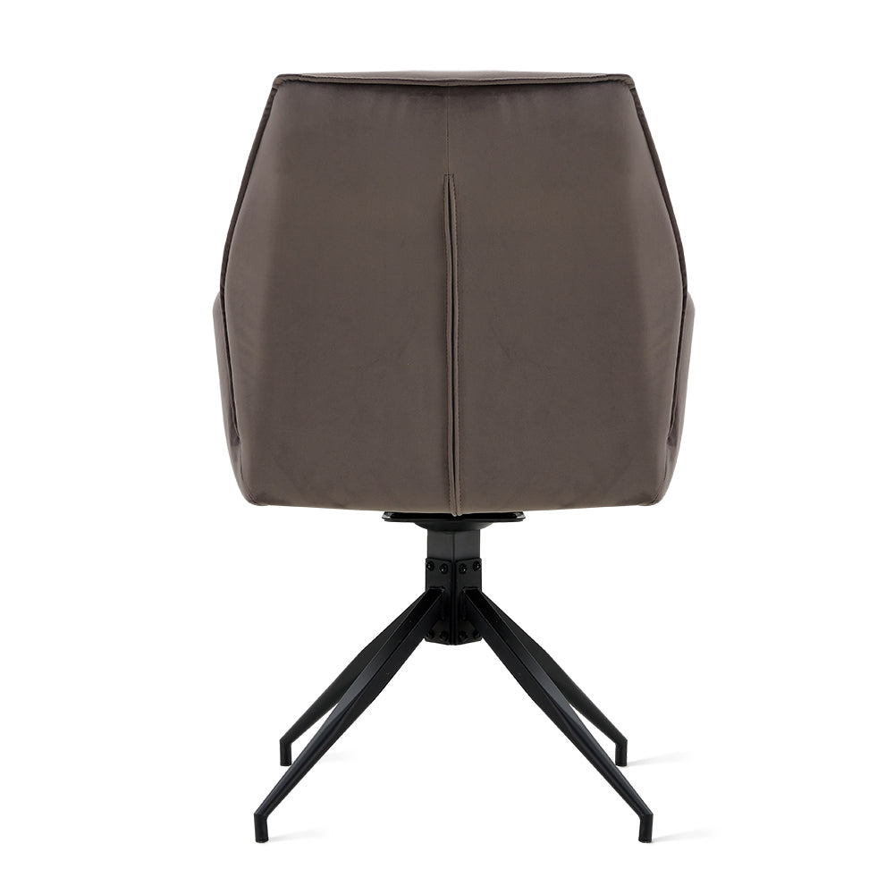 Eetkamerstoel Jill Velvet Antraciet