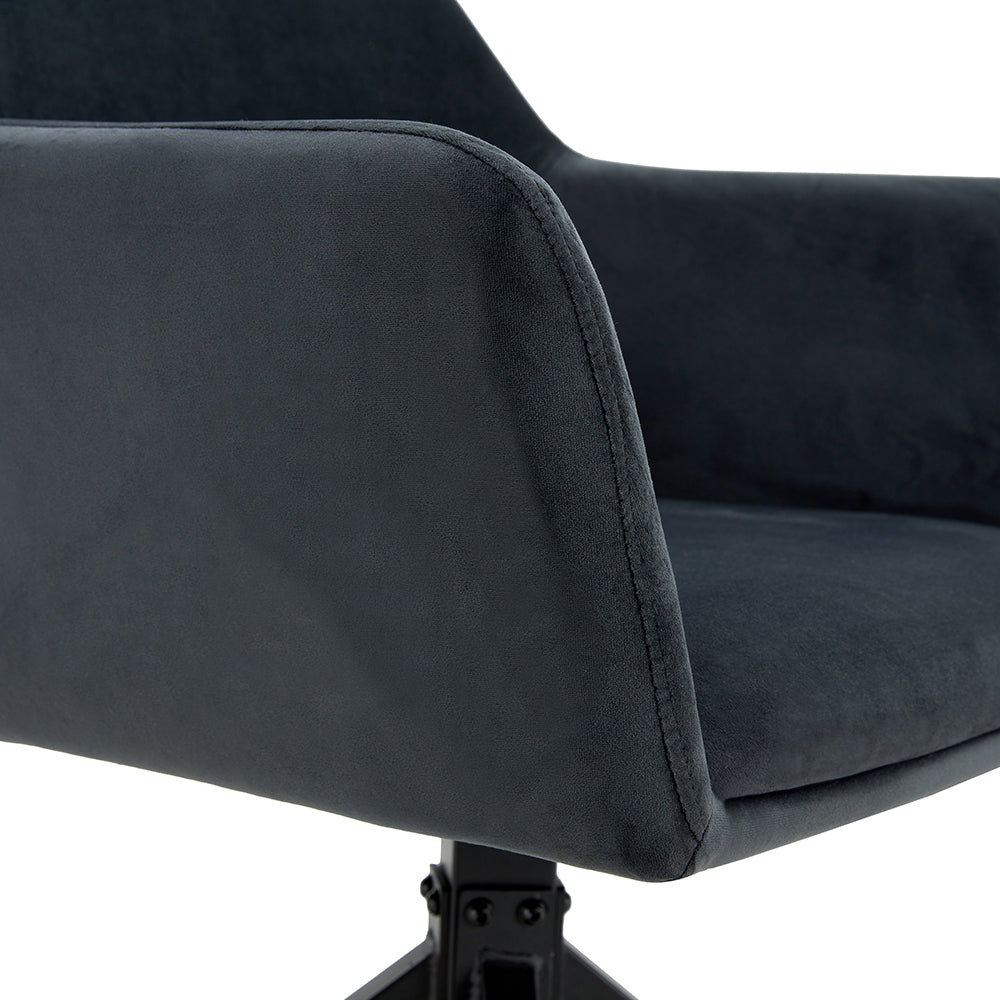 Eetkamerstoel Tess Velvet Antraciet