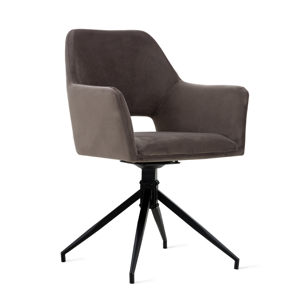 Eetkamerstoel Tess Velvet Grijs