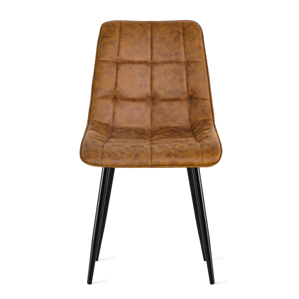 Eetkamerstoel Thimphu Microleder Cognac