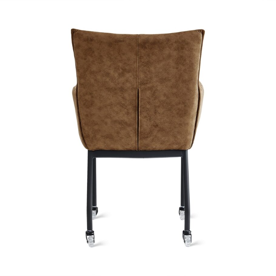 Eetkamerstoel Thomas - Microleder Cognac