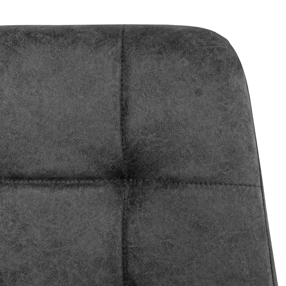 Chaise de salle à manger Yerevan Microcuir Anthracite