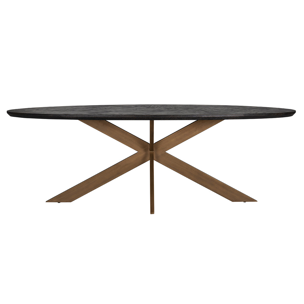 Eettafel Blackbone Messing oval 230