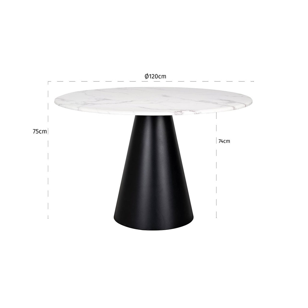 Eettafel Degas 120Ø