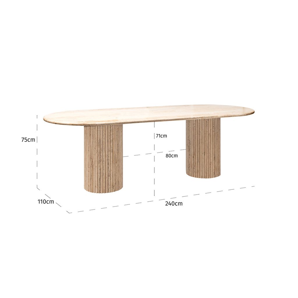 Essenstisch La Cantera oval 240