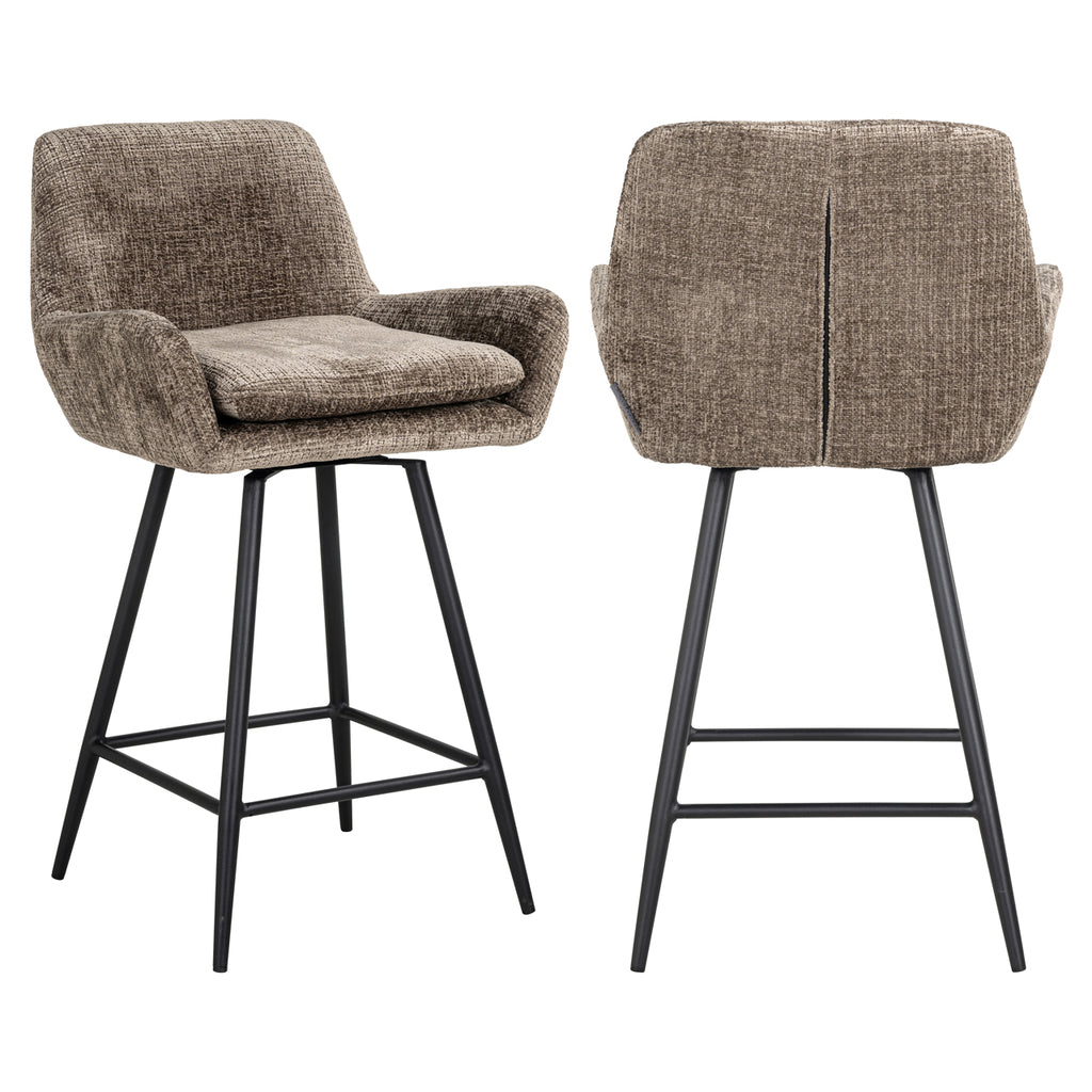 Counter stool Linsey stone chenille