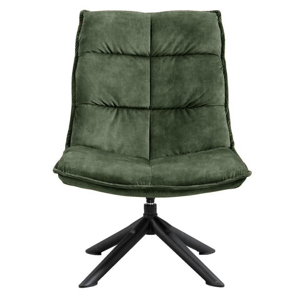 Fauteuil Lucas - Velours Mosgroen