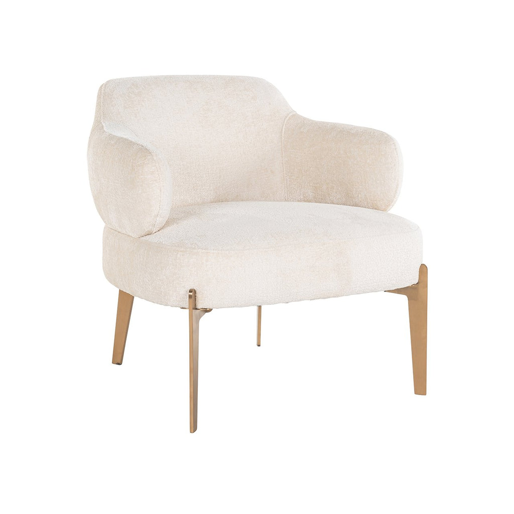 Sessel Venus weiße Chenille