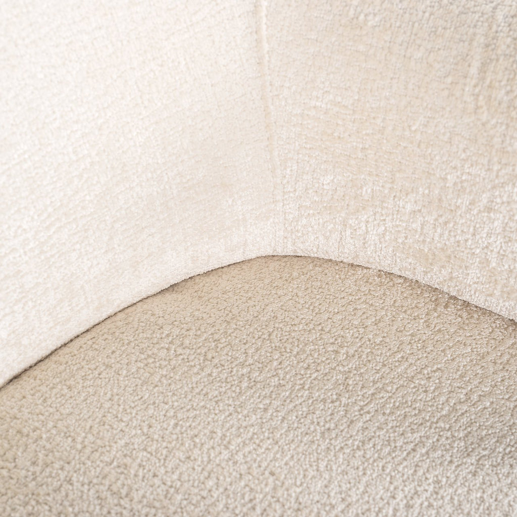 Sessel Venus weiße Chenille