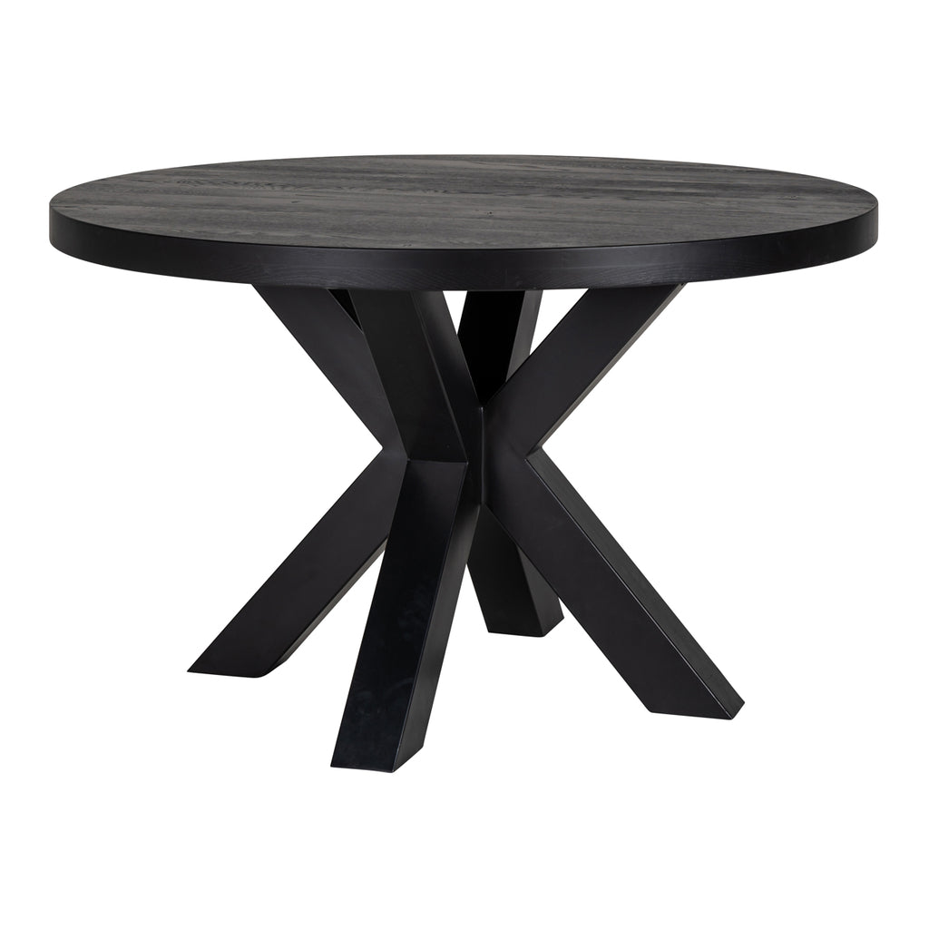 Esstischbein X-Bein Bodhi schwarz