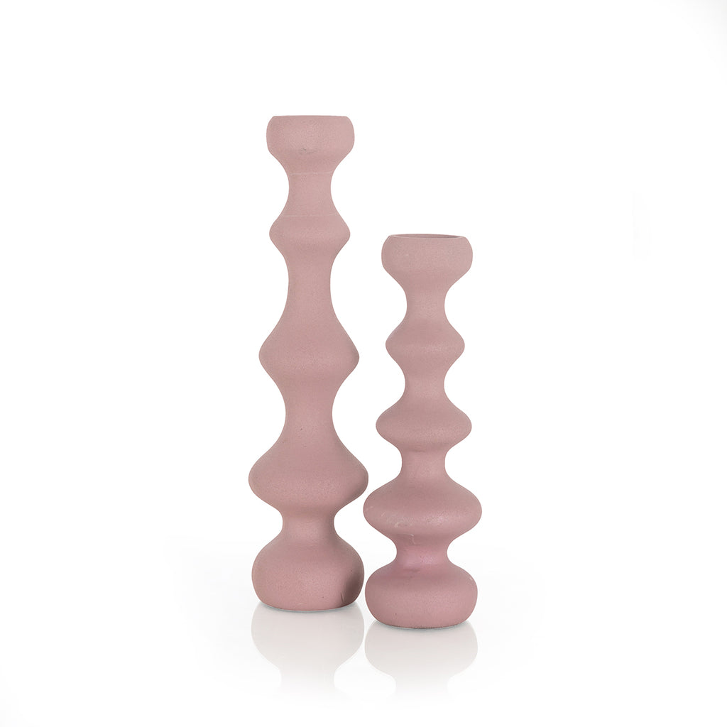 Bijou small candlestick (Pink)