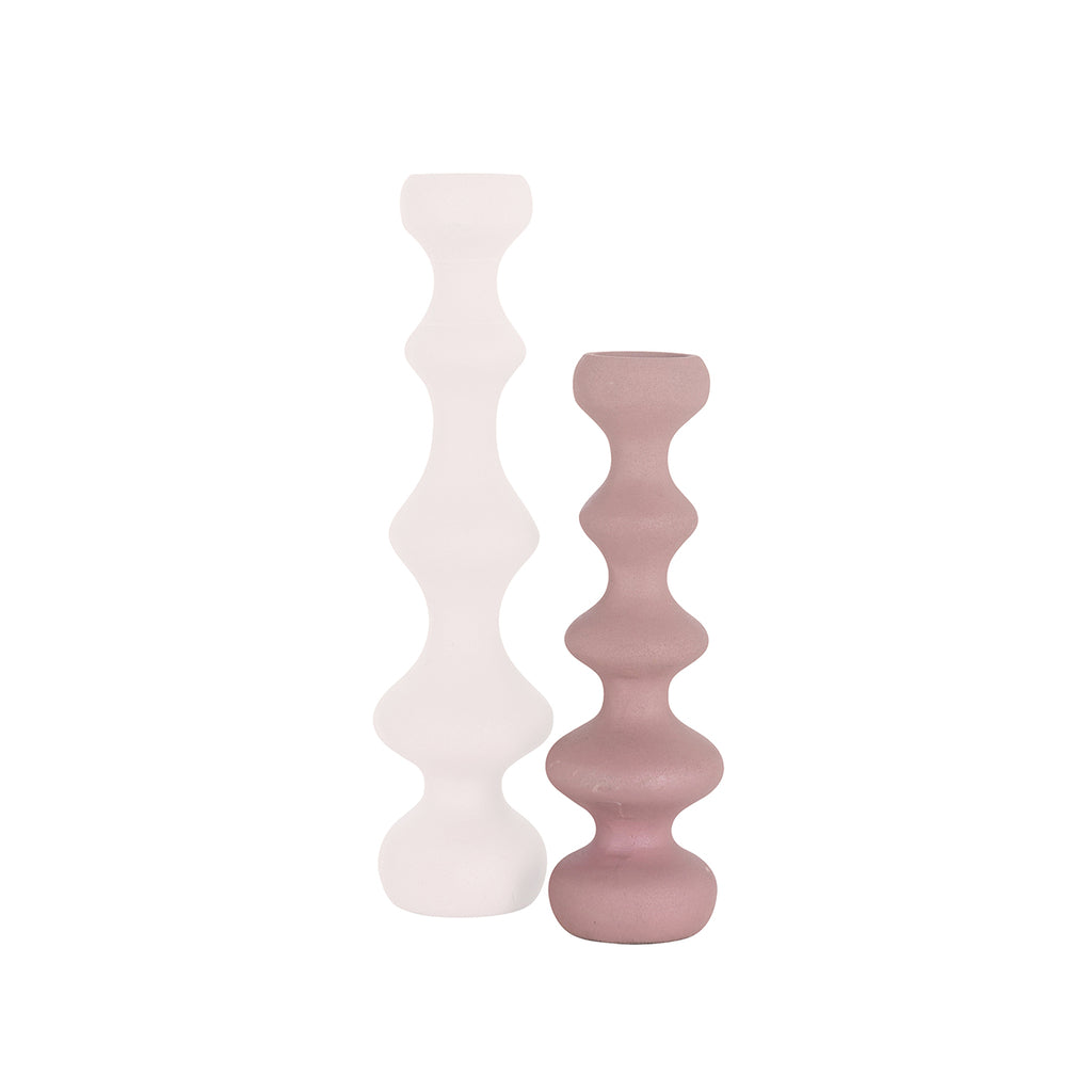 Bijou small candlestick (Pink)