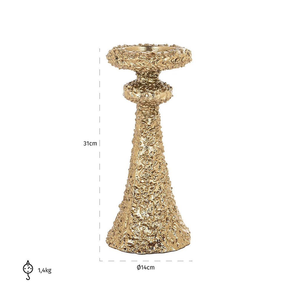 Candle holder July large (Gold)