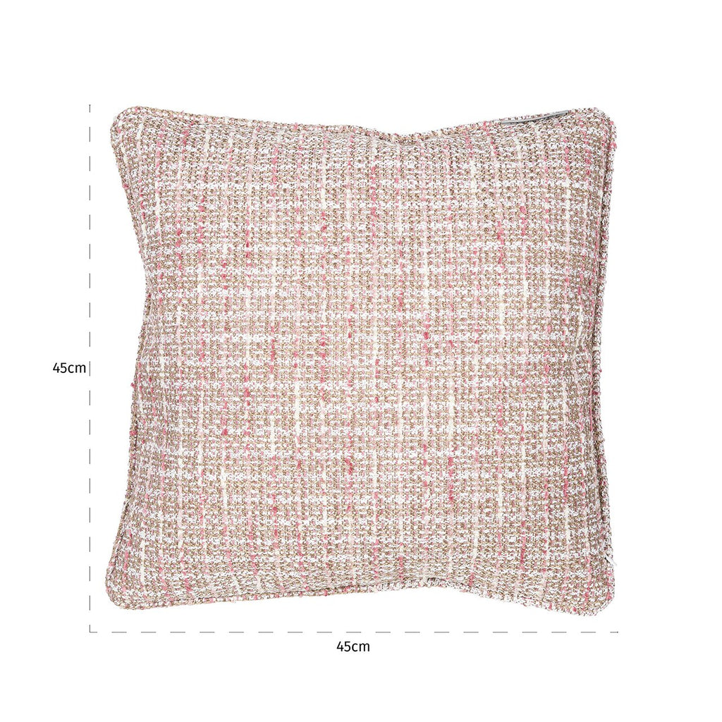 Coussin Lina 45x45 rose tendance (Be trendy 1673 rose)
