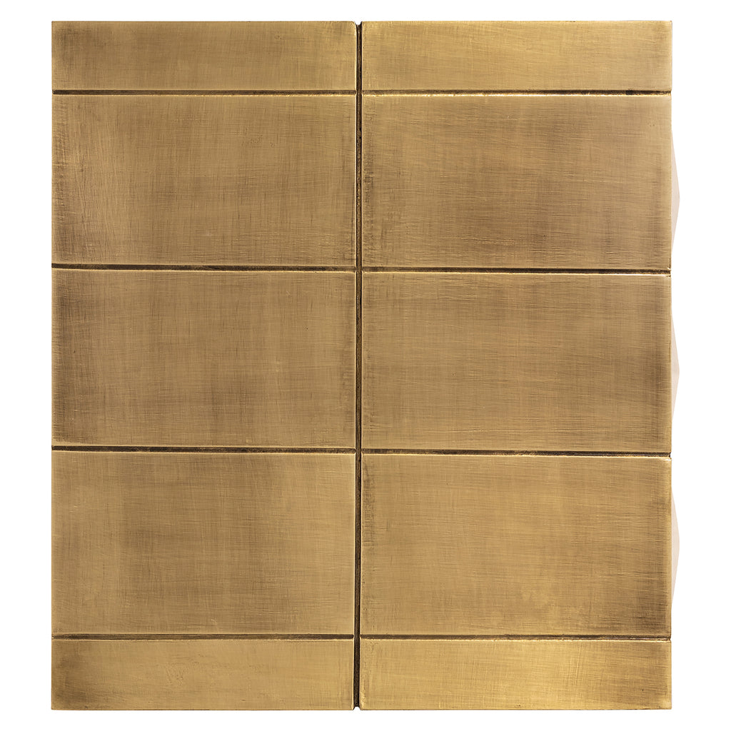 Ladenkast Collada 3-laden (Gebürstetes Gold)