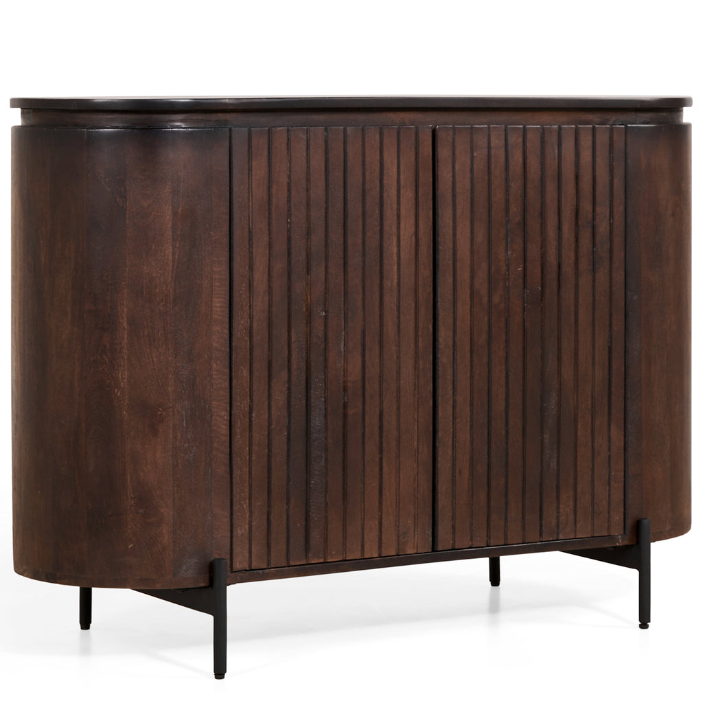 Mokka Sideboard Dunkelbraun 115cm