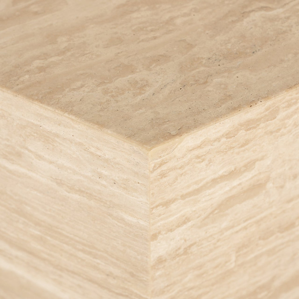 Pillar Vespin natural beige travertine (Beige)